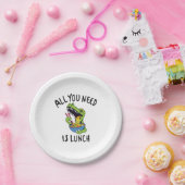 Alles, was du brauchst, ist das Mittagessen Pappteller (Party)