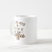 Alles, was du brauchst, ist eine Tasse Kaffee (Vorderseite Links)