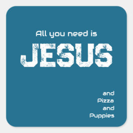 Alles, was du brauchst, ist Jesus Aufkleber 2