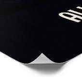 Alles, was du brauchst, ist Katze. Niedliche farbi Poster (Ecke)