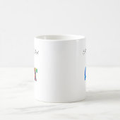 "Alles, was du brauchst, ist Kunst" Kaffeetasse (Mittel)