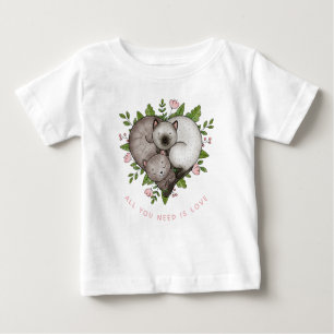Alles was du brauchst ist Liebe Baby T-shirt