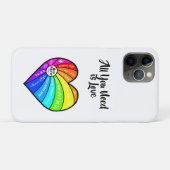 Alles, was du brauchst, ist Liebe Case-Mate iPhone Hülle (Rückseite (Horizontal))