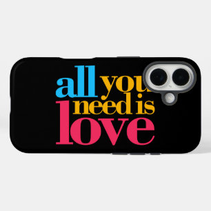 Alles was du brauchst ist Liebe iPhone 16 Hülle