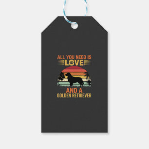 Alles was du brauchst ist Liebe Golden Retriever Geschenkanhänger