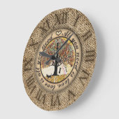 Alles, was du brauchst, ist Liebe Große Wanduhr (Winkel)