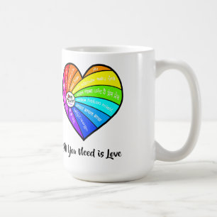 Alles, was du brauchst, ist Liebe Kaffeetasse