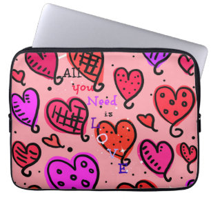 Alles, was du brauchst, ist Liebe Laptopschutzhülle