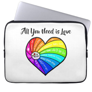 Alles, was du brauchst, ist Liebe Laptopschutzhülle
