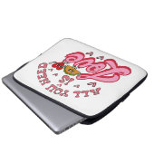 Alles, was du brauchst, ist Liebe Laptopschutzhülle (Vorne Knopf)