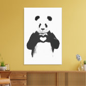 Alles was du brauchst ist Liebe Leinwanddruck (Insitu (Wohnzimmer))