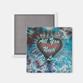 Alles, was du brauchst, ist Liebe Magnet (Vorderseite/Rückseite)
