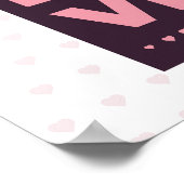Alles was du brauchst ist Liebe Poster (Ecke)