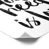 Alles, was du brauchst, ist Liebe Poster (Ecke)