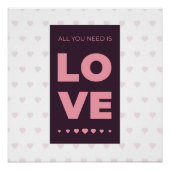 Alles, was du brauchst, ist Liebe Poster (Vorderseite)