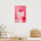 Alles, was du brauchst, ist Liebe Poster (Küche)