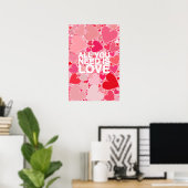 Alles, was du brauchst, ist Liebe Poster (Heimbüro)