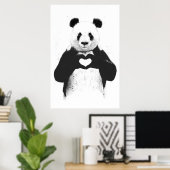 Alles was du brauchst ist Liebe Poster (Heimbüro)