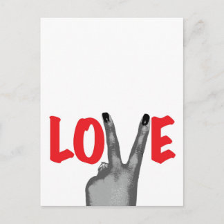 Alles, was du brauchst, ist Liebe Postkarte