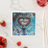 Alles, was du brauchst, ist Liebe Serviette (Beispiel)