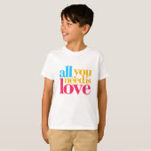 Alles was du brauchst ist Liebe T-Shirt (Vorne ganz)