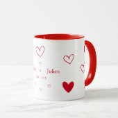 Alles was du brauchst ist Liebe Tasse (VorderseiteRechts)