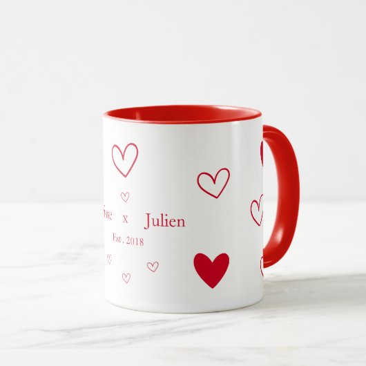 Alles was du brauchst ist Liebe Tasse (VorderseiteRechts)