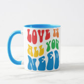 Alles, was du brauchst, ist Liebe Tasse (Links)