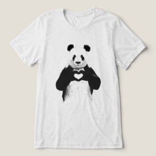 Alles was du brauchst ist Liebe Tri-Blend Shirt