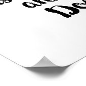 Alles was du brauchst ist Liebe und ein Hund Poster (Ecke)