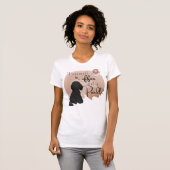Alles, was du brauchst, ist Liebe und ein Poodle T-Shirt (Vorne ganz)