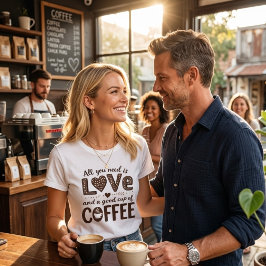 Alles was du brauchst ist Liebe und eine gute Tass T-Shirt