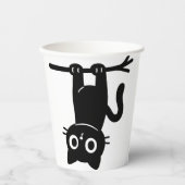 Alles, was du brauchst, ist Liebe und Katze Pappbecher (Vorderseite)