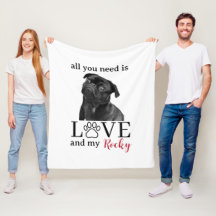 Alles, was du brauchst, ist Liebe und mein Hund –