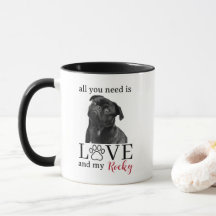 Alles, was du brauchst, ist Liebe und mein Hund –