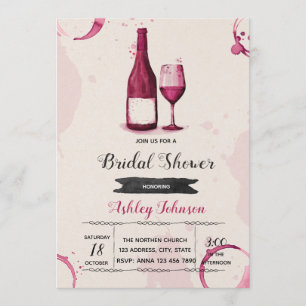 Alles was du brauchst ist Liebe und Wein Einladung