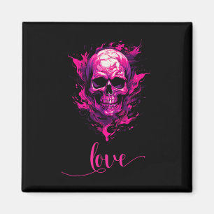 Alles was du brauchst ist lila Liebe und Rock On z Magnet