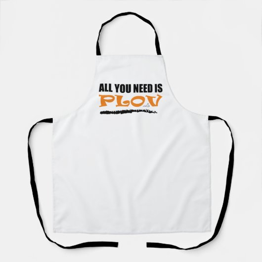 Alles, was du brauchst, ist Plov! Usbekisch, aserb Schürze (Vorderseite)