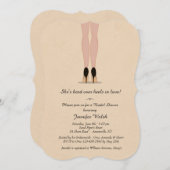 Alles, was du brauchst, ist Schuheinladung Einladung (Vorne/Hinten)