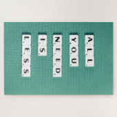 Alles, was du brauchst, ist weniger, Minimalistisc Puzzle (Horizontal)