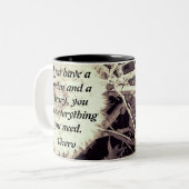 Alles, was du brauchst zweifarbige tasse (Vorderseite Links)