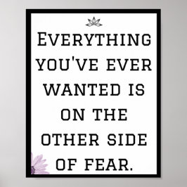 Alles, was du je gewollt hast, ist auf der anderen poster