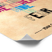 Alles, was du will, ist auf der anderen Seite der  Poster (Ecke)