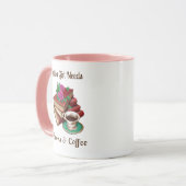 Alles, was ein Mädchen braucht | Bücher und Kaffee Tasse (Vorderseite Links)