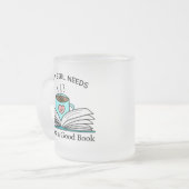 Alles, was ein Mädchen braucht | Kaffee und gutes Mattglastasse (Vorderseite Links)