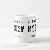 ALLES, WAS ICH BEACHTE, IST HOCKEY KAFFEETASSE (Mittel)