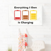 Alles, was ich besitze, kostet banner (Insitu)