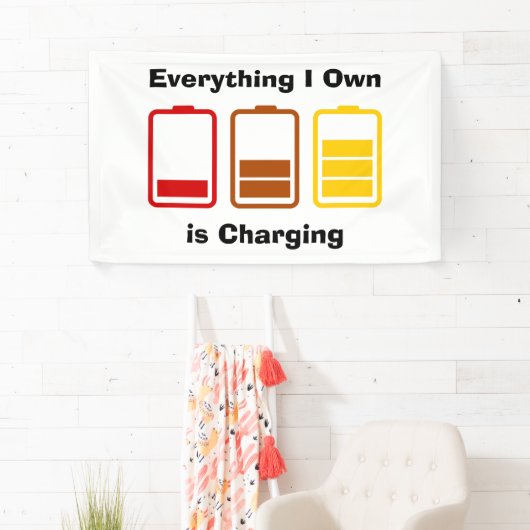 Alles, was ich besitze, kostet banner (Insitu)