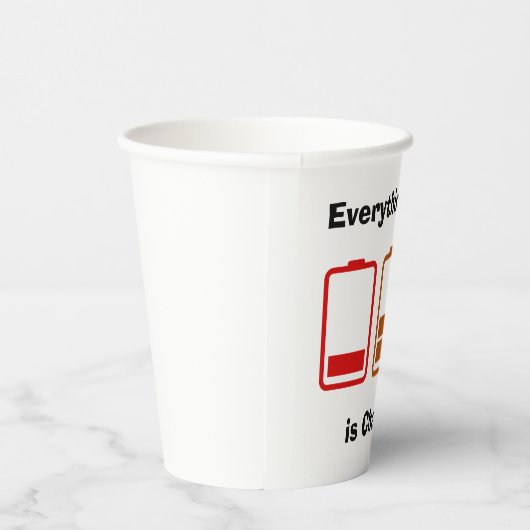 Alles, was ich besitze, kostet pappbecher (Rechts)