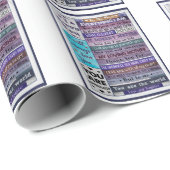 Alles, was ich bin, hat mir geholfen, Tochter zur Geschenkpapier (Rolleneckpunkt)